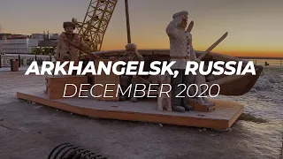 Arkhangelsk, Russia. December 2020