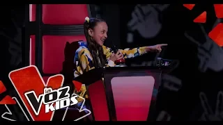 Angie Daniela sings Tu falta de querer - Blind Auditions | The Voice Kids Colombia 2019