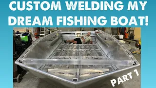EXTRA WIDE 17' Custom Welded Boat Build - Part 1