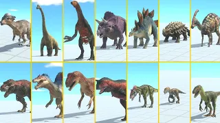 Carnivore Dinosaurs vs Herbivore Dinosaurs Competition Animal Revolt Battle Simulator