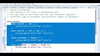 class-25 | Method Overloading in java