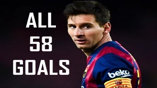 Lionel Messi - All 58 Goals in 2014/15 ● English Commentary