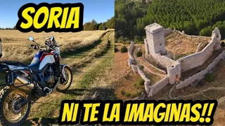 🏜️Los PUEBLOS y RINCONES mas ALUCINANTES de SORIA en MOTO TRAIL | HONDA AFRICA TWIN CRF1000