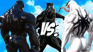 Black Panther VS Venom & Anti-Venom - Epic Superheroes Battle