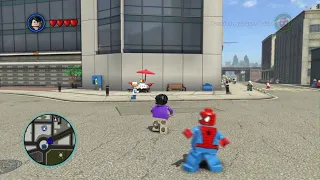 LEGO MARVEL Super Heroes mostrando todos os personagem homem aranha que eu tenho