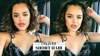 HOW TO: STYLE AND CURL SHORT HAIR! | CassidySecrets