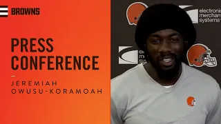 Jeremiah Owusu-Koramoah: "It's about just focusing on the details and the now" | Press Conference