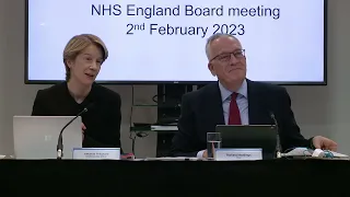 NHS England Board Meeting -  2 February 2023