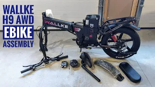 Wallke H9 AWD Electric Bike Assembly