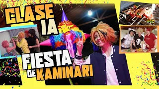 La CLASE 1A festeja el cumpleaños de KAMINARI🎉 ⚡- MHA COSPLAY