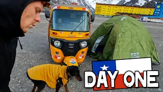 I Drive my Tuk Tuk to the Capital of Chile! (New Country) 🇨🇱​