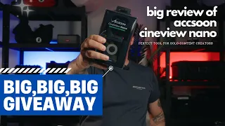 Huge Giveaway and Accsoon CineView Nano Review: The perfectTransmitter for Solo Creators