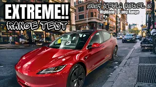 2024 Tesla Model 3 Highland Long Range - EXTREME Range Test Road Trip!