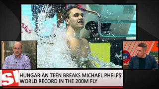 #FINAGwangju2019 #FINAworlds Caeleb Dressel breaks Michael Phelps 100m fly world record