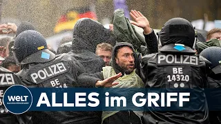 BERLINER QUERDENKER-DEMO: Traurige Bilanz - 365 Festnahmen und 10 verletzte Polizisten