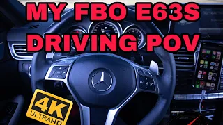 2015 E63s AMG driving POV FBO (4k Quality)