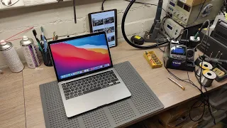 Apple MacBook Pro M1 A2338 нет звука в динамиках (Часть 2). 20.12.2023.