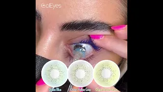 How to Change Brown Eyes Naturally? - Coleyes Ocean Colored Contact Lens Review [Ocean Blue]