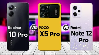 Realme 10 Pro vs Poco X5 Pro vs Redmi Note 12 Pro || Launch Date