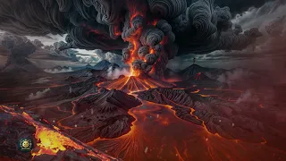 Fiery Lofi Beats in the Midst of Volcanic Eruptions