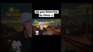 AB gets ROASTED by Olivia 🤣 | #h3h3productions #ethanklein #podcast #h3tv #offtherails