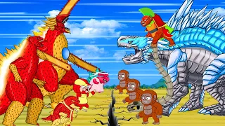 Brothers and sisters are mutual | baby Godzilla x mini Kong - KONG - PIGGY