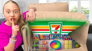 I built a SECRET 7-11 in my house!