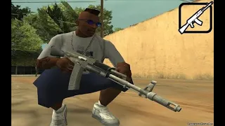 ))ВСЁ ОРУЖИЕ ВОЗЛЕ ДОМА ГРУВ СТРИТ GTA San Andreas