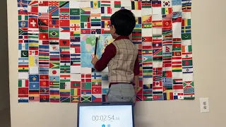 YOUNGEST KID TO IDENTIFY ALL NATIONAL FLAGS & RECITE THEIR CAPITALS