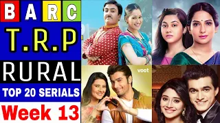 Barc TRP Week 13 || 2021 || RURAL TRP || Top 20 Serials || Barc TRP Ratings