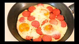 Sausage and Eggs/Amazing Sausage and Eggs recipe/ Quick and Easy way to make a Perfect Breakfast