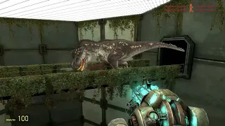 Dinosaurs in ghost town (100 Subs)