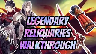 WoTV • PvE | Legendary Reliquaries Walkthrough Waves 1-10!! MAX Blood Sword & Genji Glove +5!!!