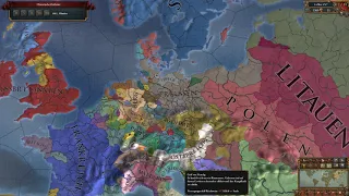 EU4 | An Early Reich | Founding Germany | 1444 | Timelapse