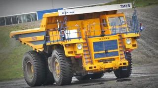 BELAZ. Mining robot - dump truck