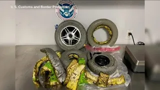 28 lbs. of cocaine found in wheels of passenger's wheelchair at JFK