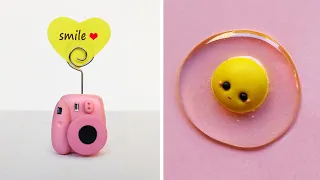 Cuteness Alert !!! Adorable Polymer Clay + Resin Miniature DIYs | Tutorial Compilation