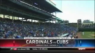 127 - Cardinals at Cubs - Sunday, August 21, 2011 - 7:05pm CDT - ESPN