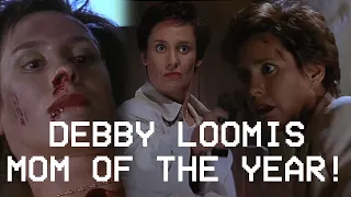 mrs. loomis from scream 2 & her crazy eyes for almost 4 minutes