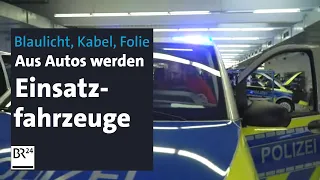 Blaulicht-Spezialisten: Wie aus einem Auto ein Einsatzfahrzeug wird | Abendschau | BR24