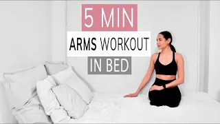 ARMS WORKOUT IN BED | fat loss at home