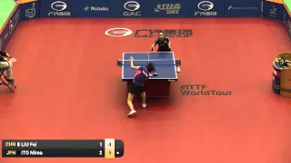 2015 JAPAN OPEN WS R16 LIU Fei CHN vs ITO Mima JPN