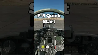 F-5 Startup in 60 Seconds!