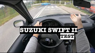 1998 Suzuki Swift II 1.0 53HP 3d | POV Test Drive | 0-100 | Review | Fuel cons.| Top speed