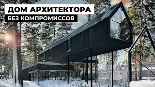 Дом, парящий над землей | Обзор современного дома архитектора в Новосибирске, 650м2