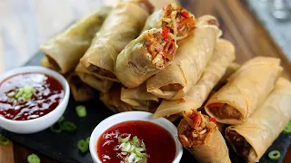 PERFECT CHICKEN SPRING ROLLS - EASY SPRING ROLL WRAPPER : SISI JEMIMAH