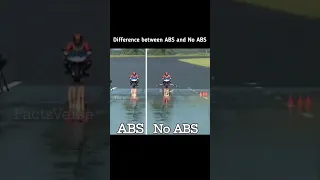 Difference between ABS and No ABS 😱😲 Antilock Breaking System #shorts #facts #shortvideo