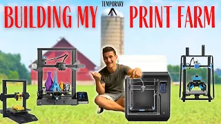 Building a Temporary 3D Print Farm | Setup, Tour & Tips!