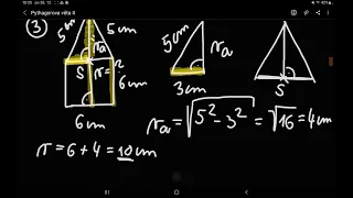 Příprava na přijímací zkoušky SŠ 2023 - Pythagorova věta II