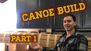 Canoe build part 1 (lofting and mold making)